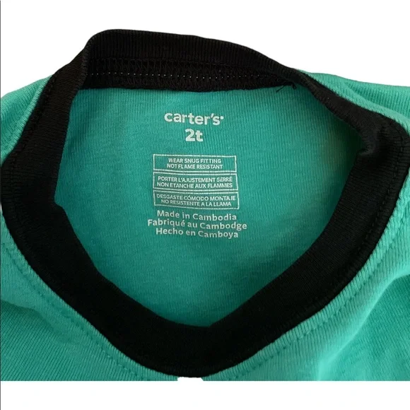 2T 2 pc carters pajama set - Picture 2 of 2